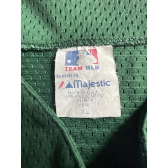 Vintage Oakland‎ Athletics Team MLB Majestic #18 Jersey XL EUC Stitched - Picture 5 of 10